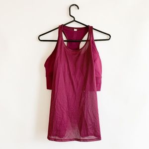 Lululemon 2-in-1 Workout Tank Sz 8